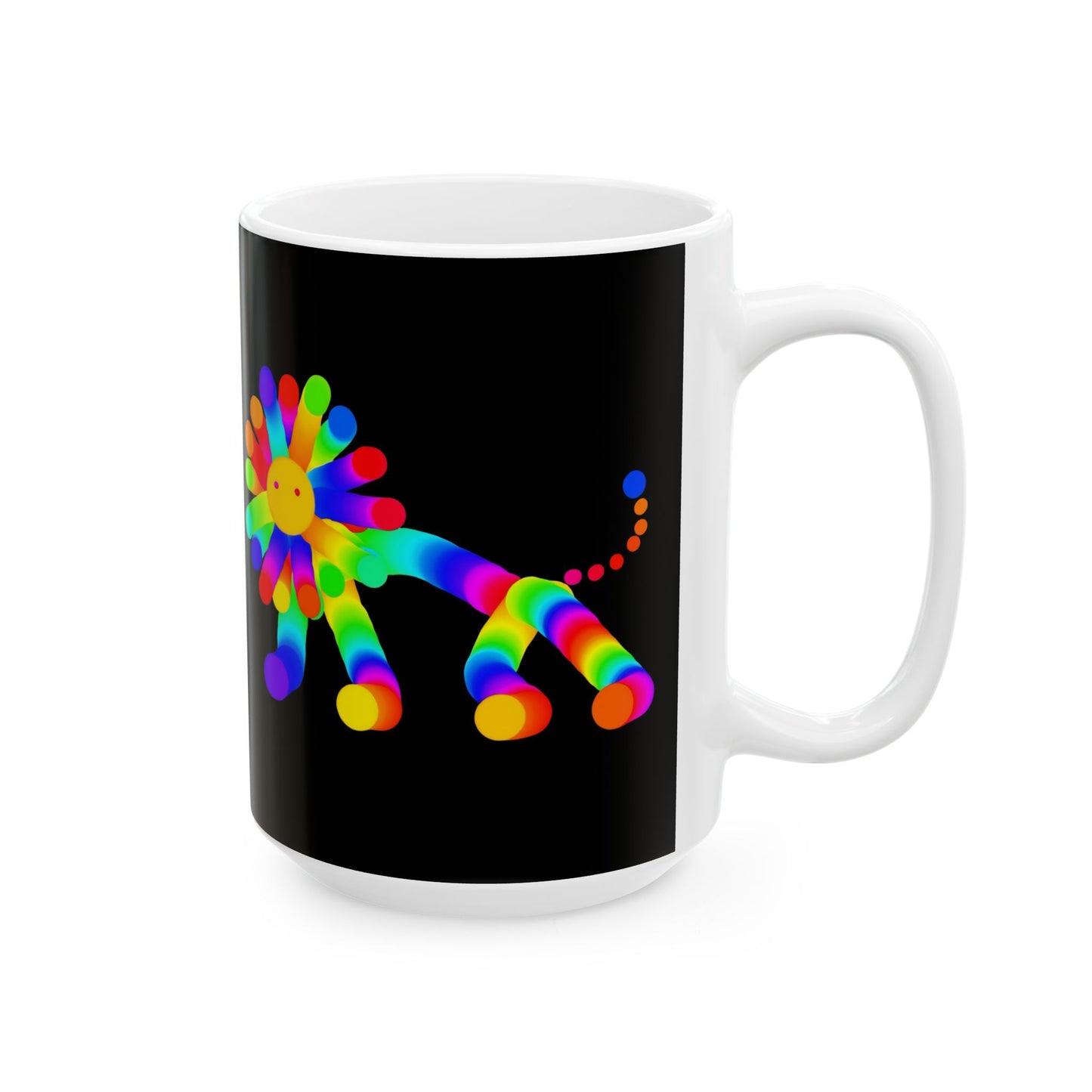 Martian Lion Ceramic Mug, (11oz, 15oz)