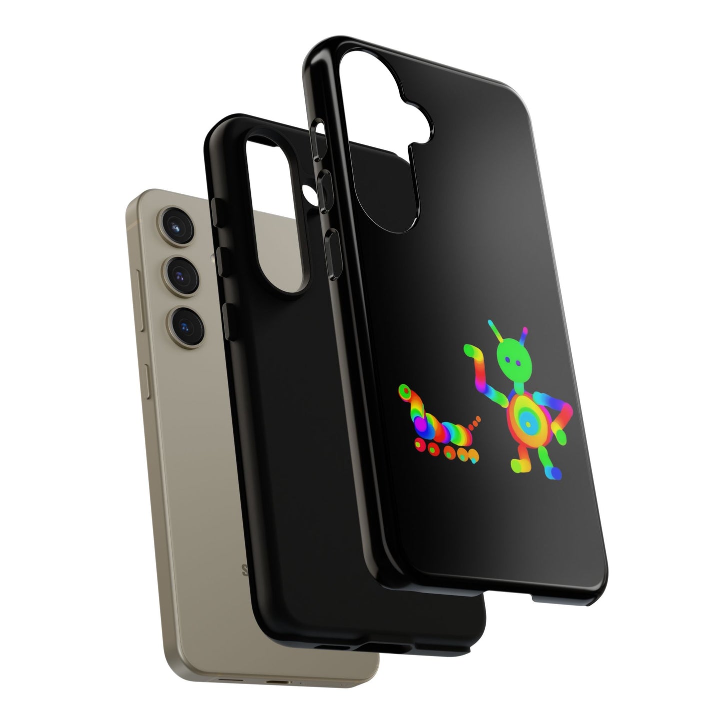 Martian with 5 Wheeled Friend / Phone Cases