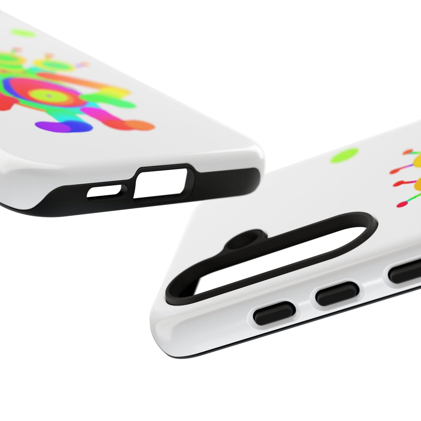 Three Headed Martian with Green Moon / Phone Cases