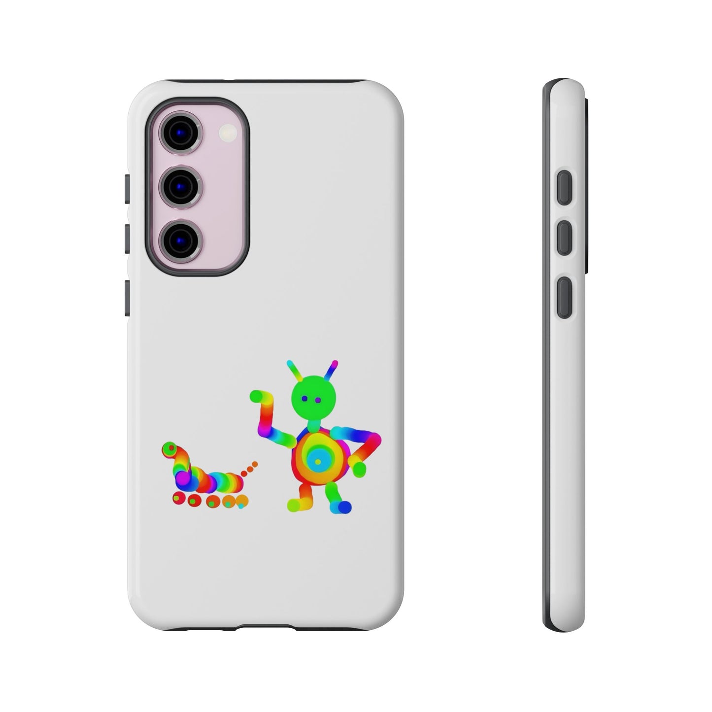 Martian with 5 Wheeled Friend / Phone Cases