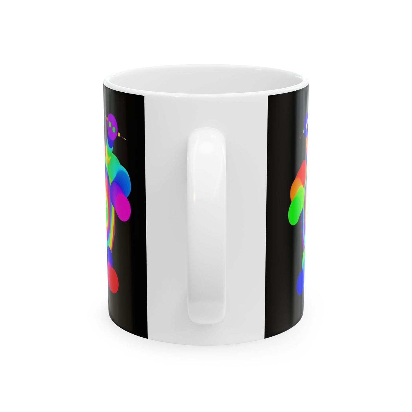 Two Headed Martian Ceramic Mug, (11oz, 15oz)