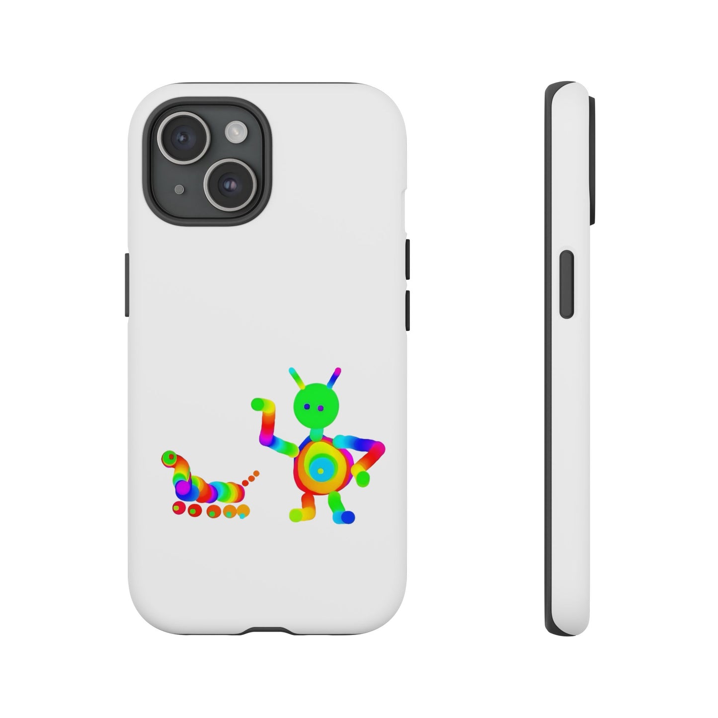Martian with 5 Wheeled Friend / Phone Cases