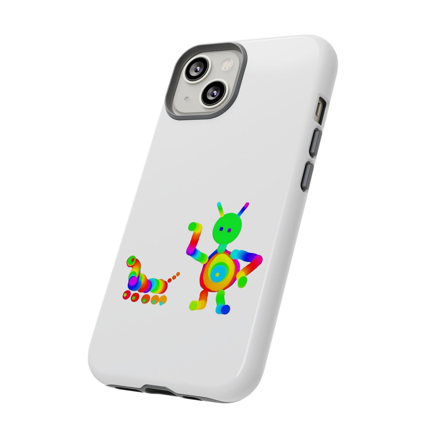Martian with 5 Wheeled Friend / Phone Cases