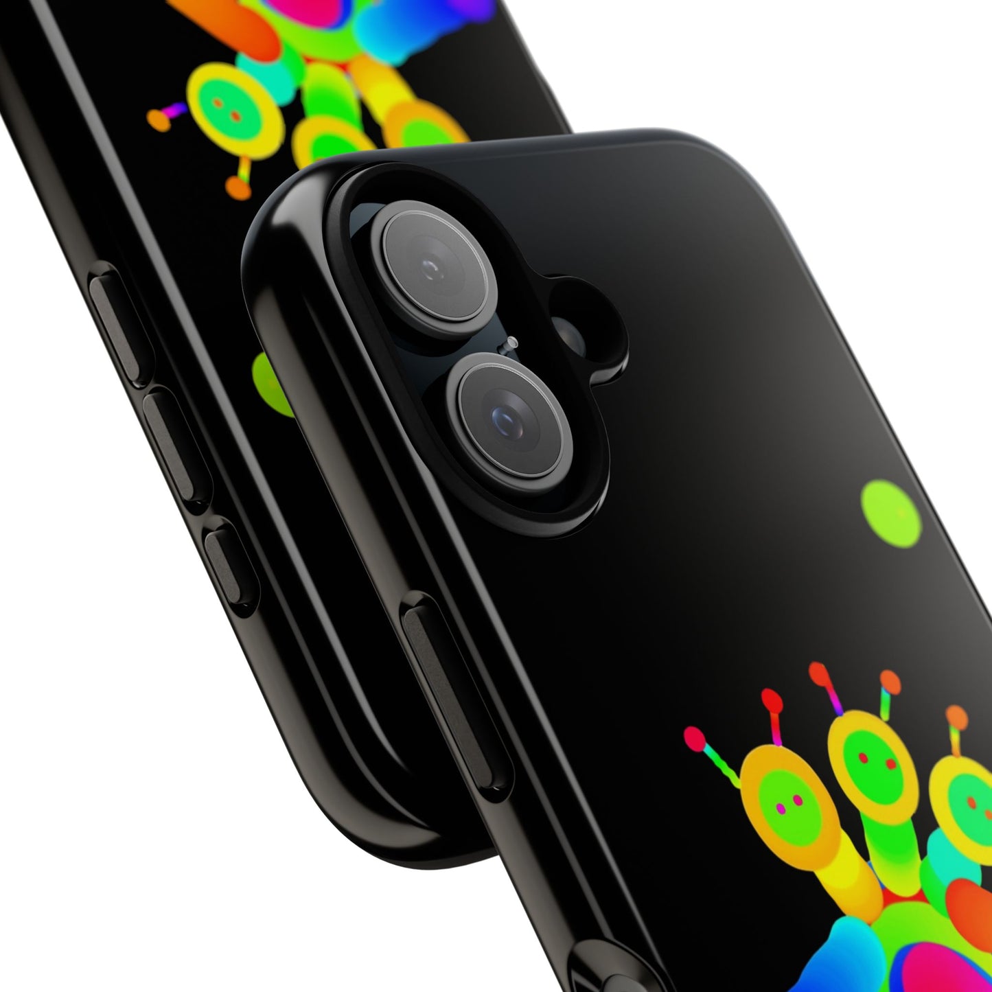 Three Headed Martian with Green Moon / Phone Cases