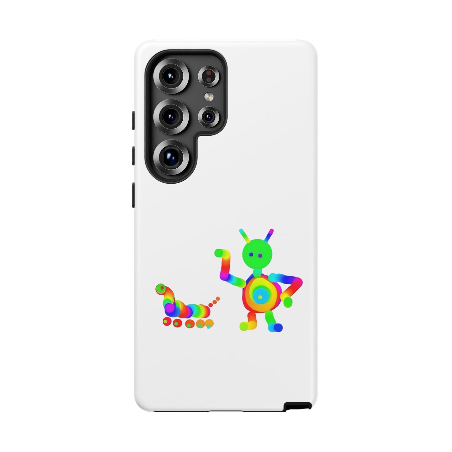 Martian with 5 Wheeled Friend / Phone Cases