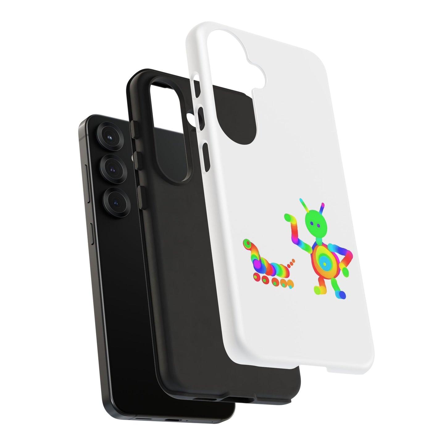 Martian with 5 Wheeled Friend / Phone Cases