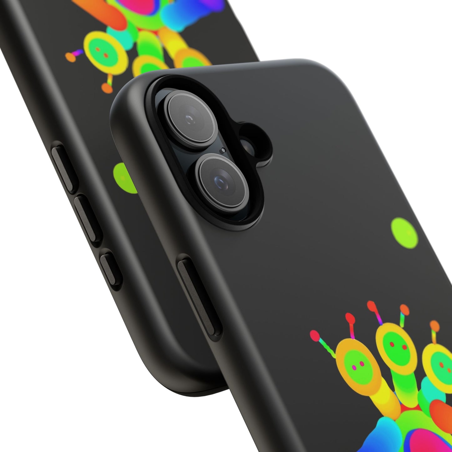 Three Headed Martian with Green Moon / Phone Cases