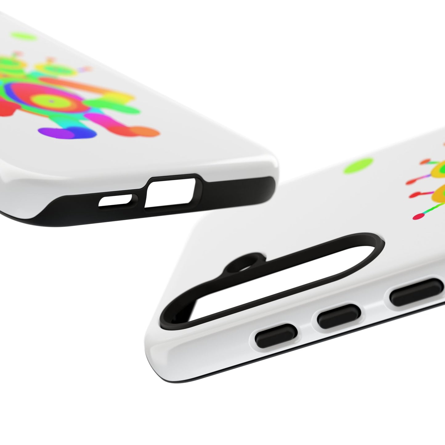 Three Headed Martian with Green Moon / Phone Cases