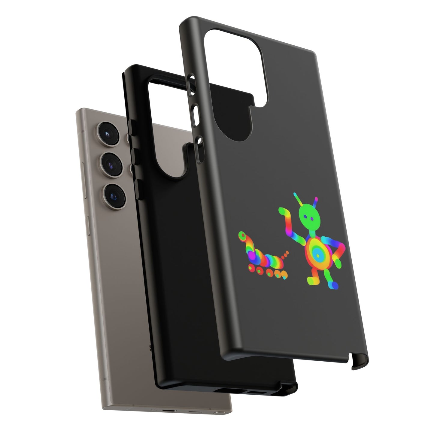 Martian with 5 Wheeled Friend / Phone Cases