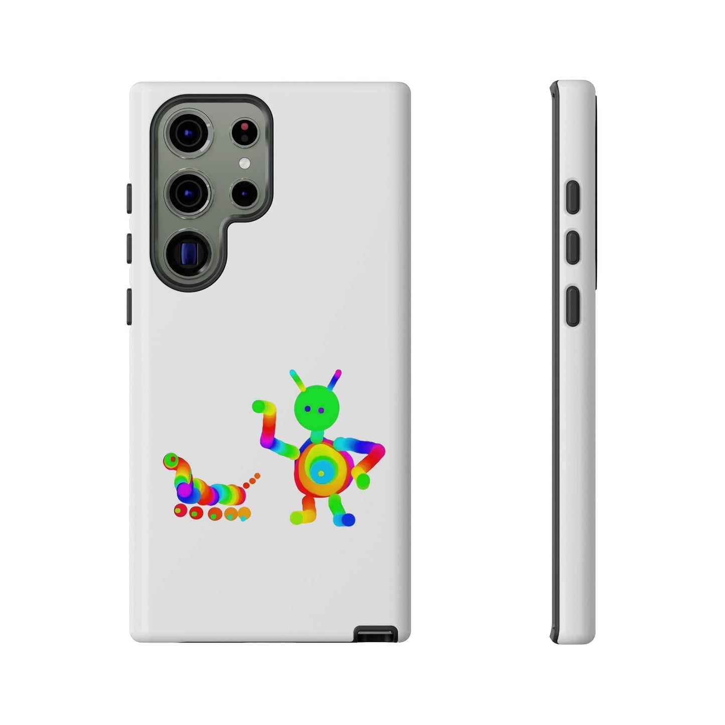 Martian with 5 Wheeled Friend / Phone Cases