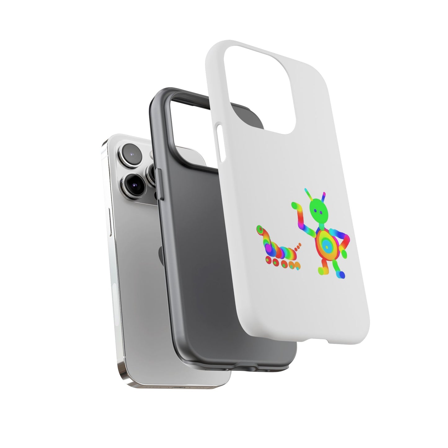 Martian with 5 Wheeled Friend / Phone Cases