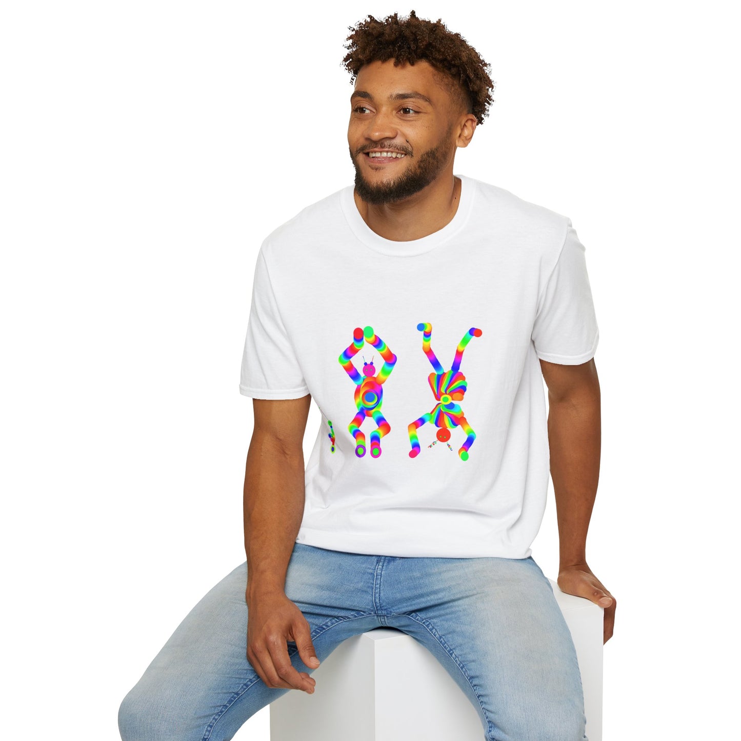 Fun Martian Friends / Unisex Softstyle T-Shirt