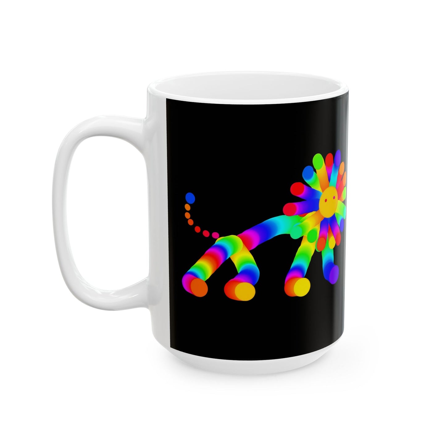 Martian Lion Ceramic Mug, (11oz, 15oz)