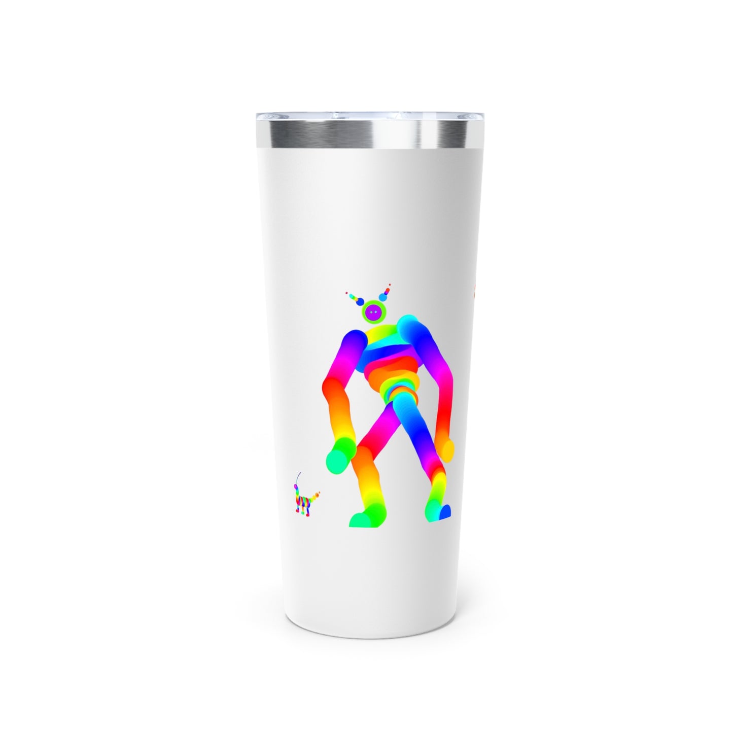 Big Martian with Little Friends Copper Vacuum Insulated Tumbler, 22oz