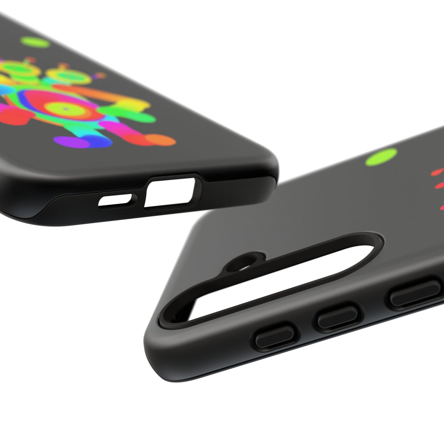 Three Headed Martian with Green Moon / Phone Cases