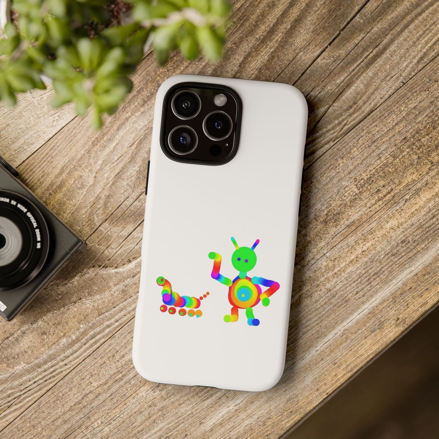 Martian with 5 Wheeled Friend / Phone Cases