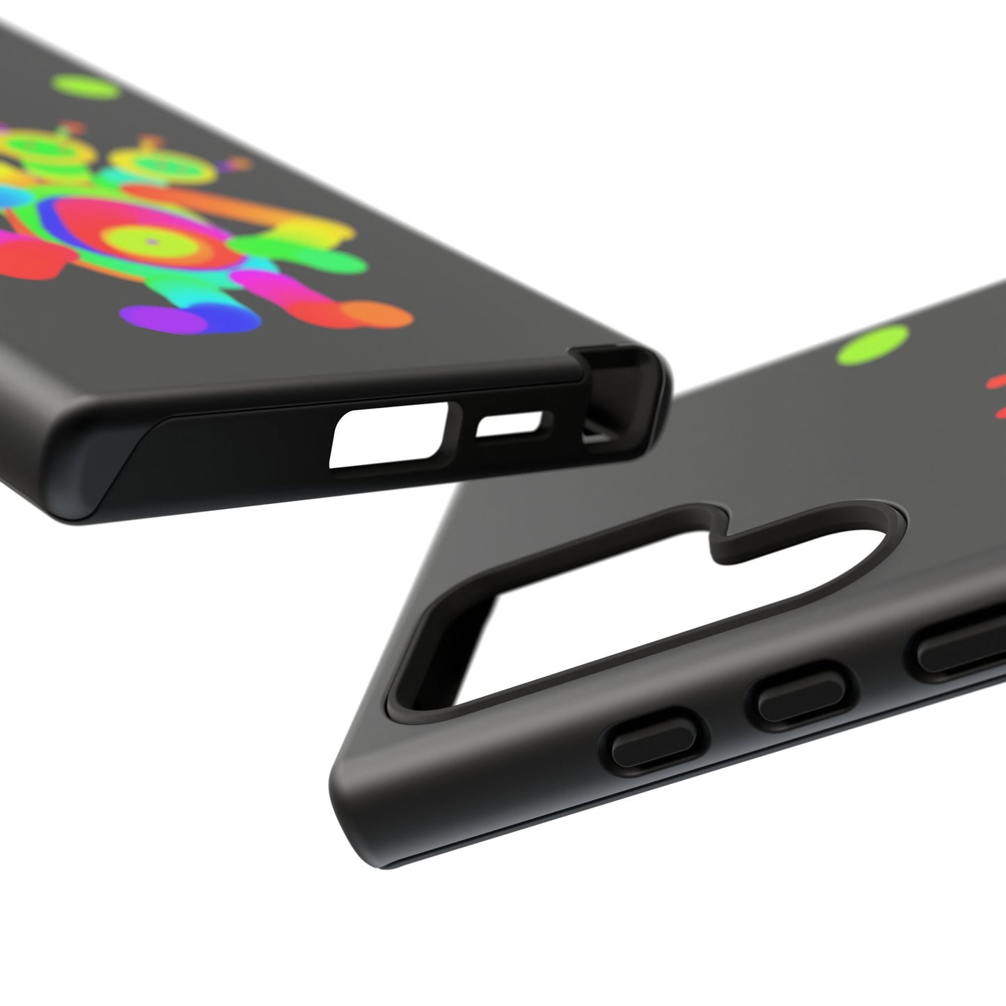 Three Headed Martian with Green Moon / Phone Cases