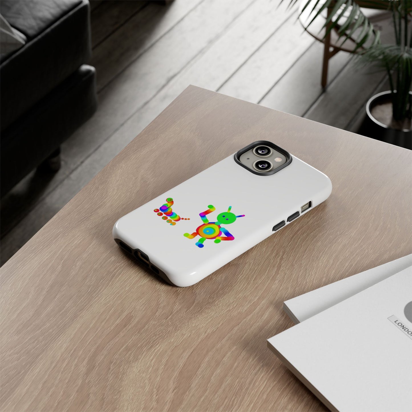 Martian with 5 Wheeled Friend / Phone Cases