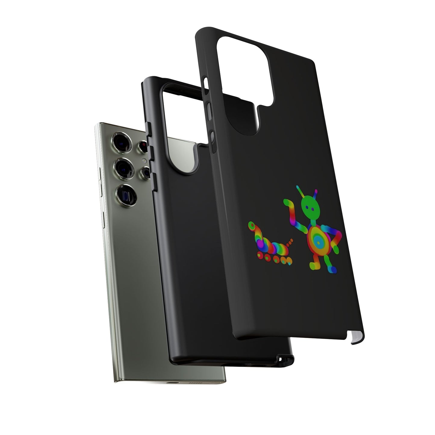Martian with 5 Wheeled Friend / Phone Cases
