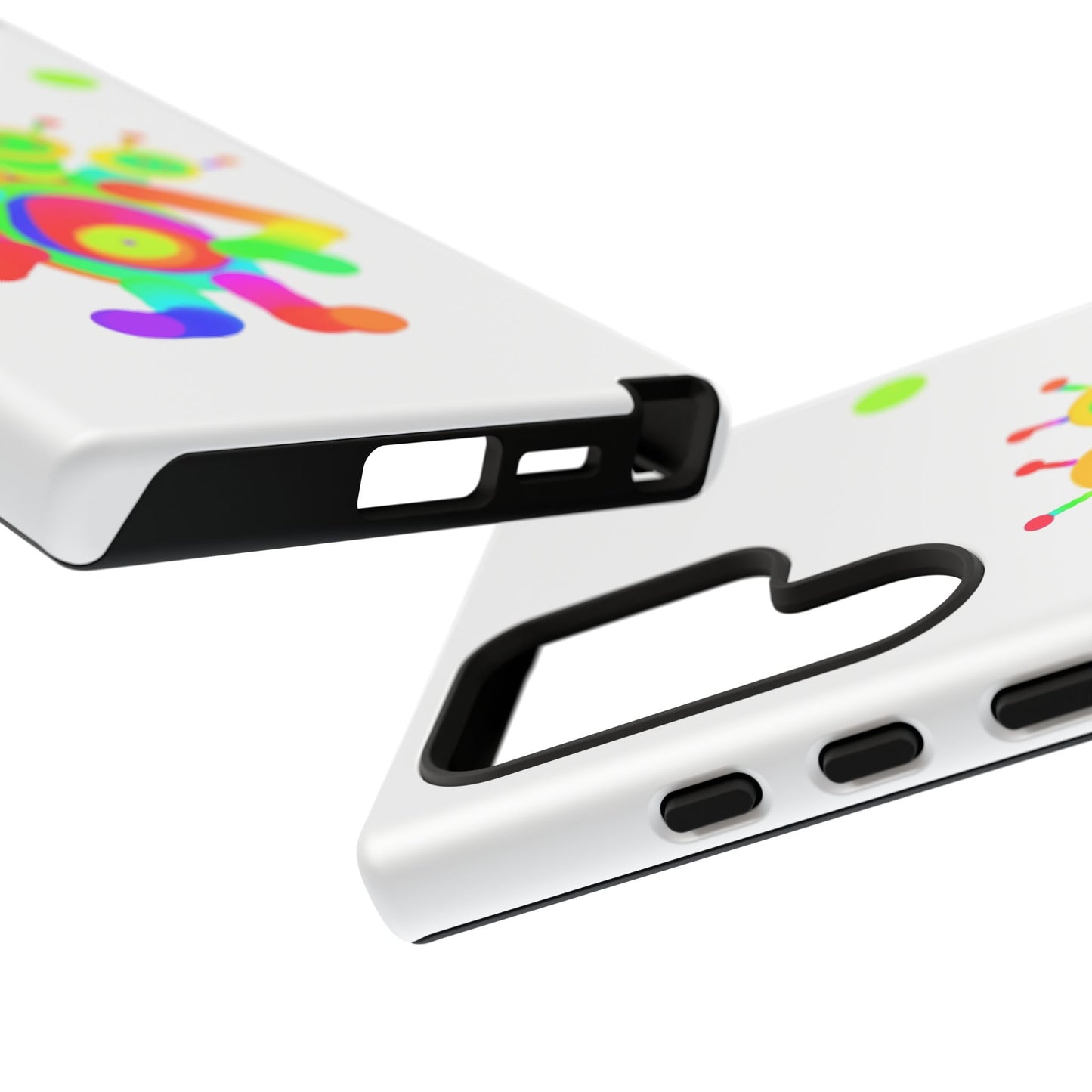 Three Headed Martian with Green Moon / Phone Cases
