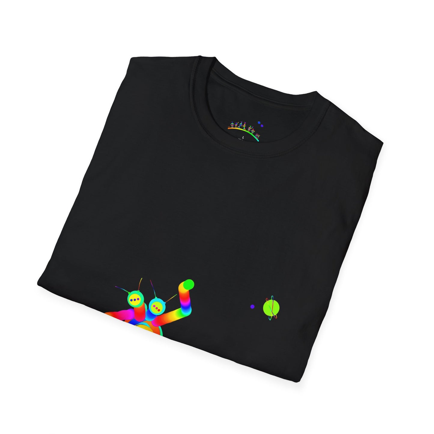 Two Headed Martian with Friends / Unisex Softstyle T-Shirt