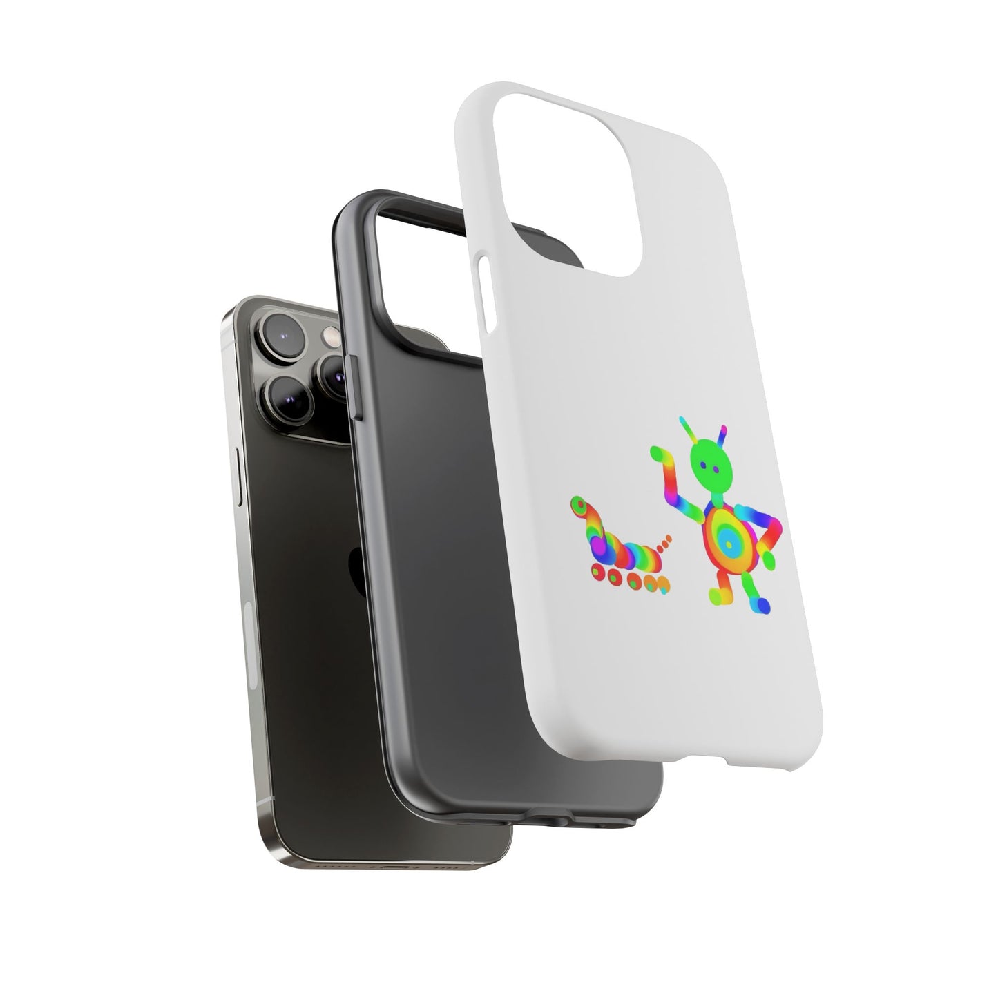 Martian with 5 Wheeled Friend / Phone Cases