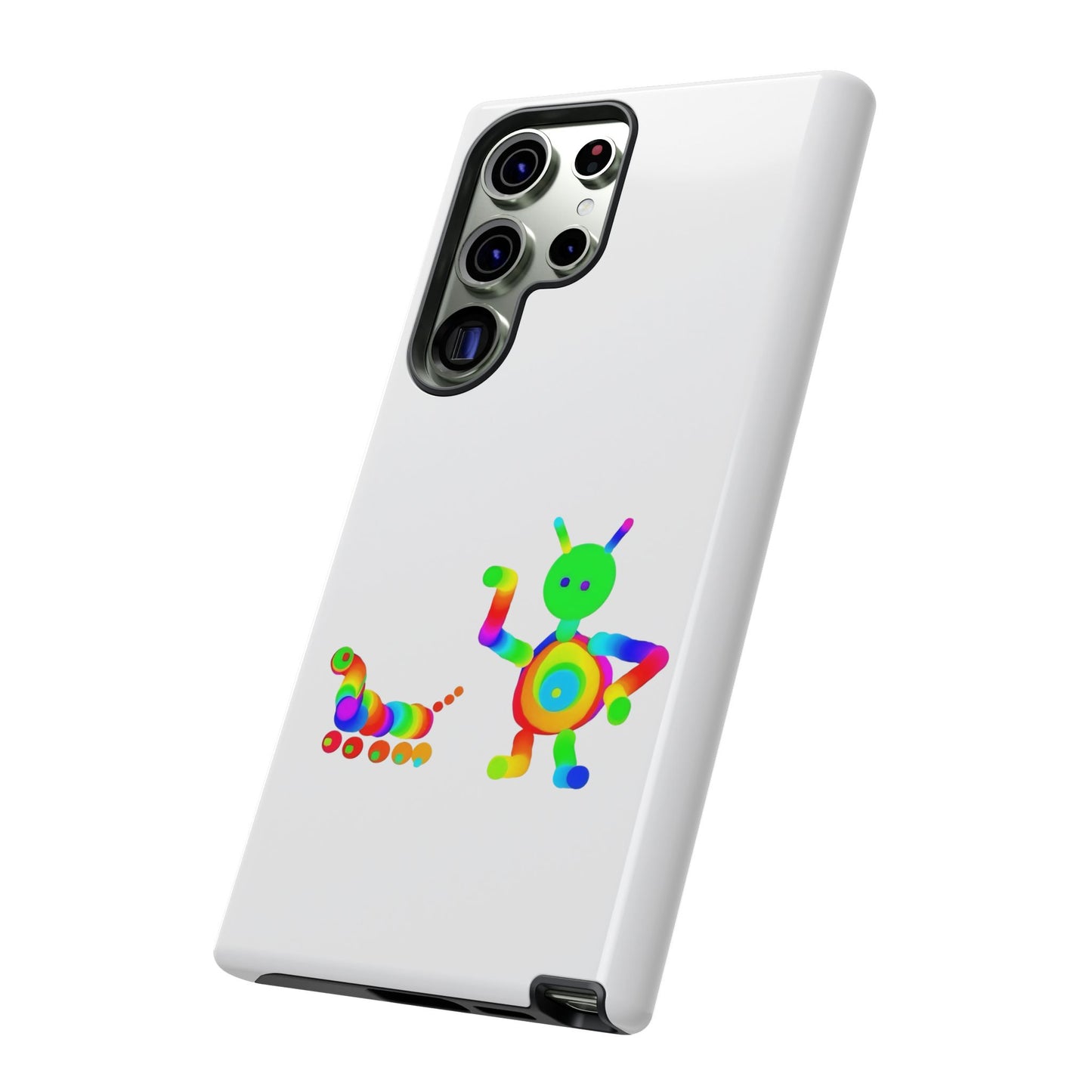 Martian with 5 Wheeled Friend / Phone Cases