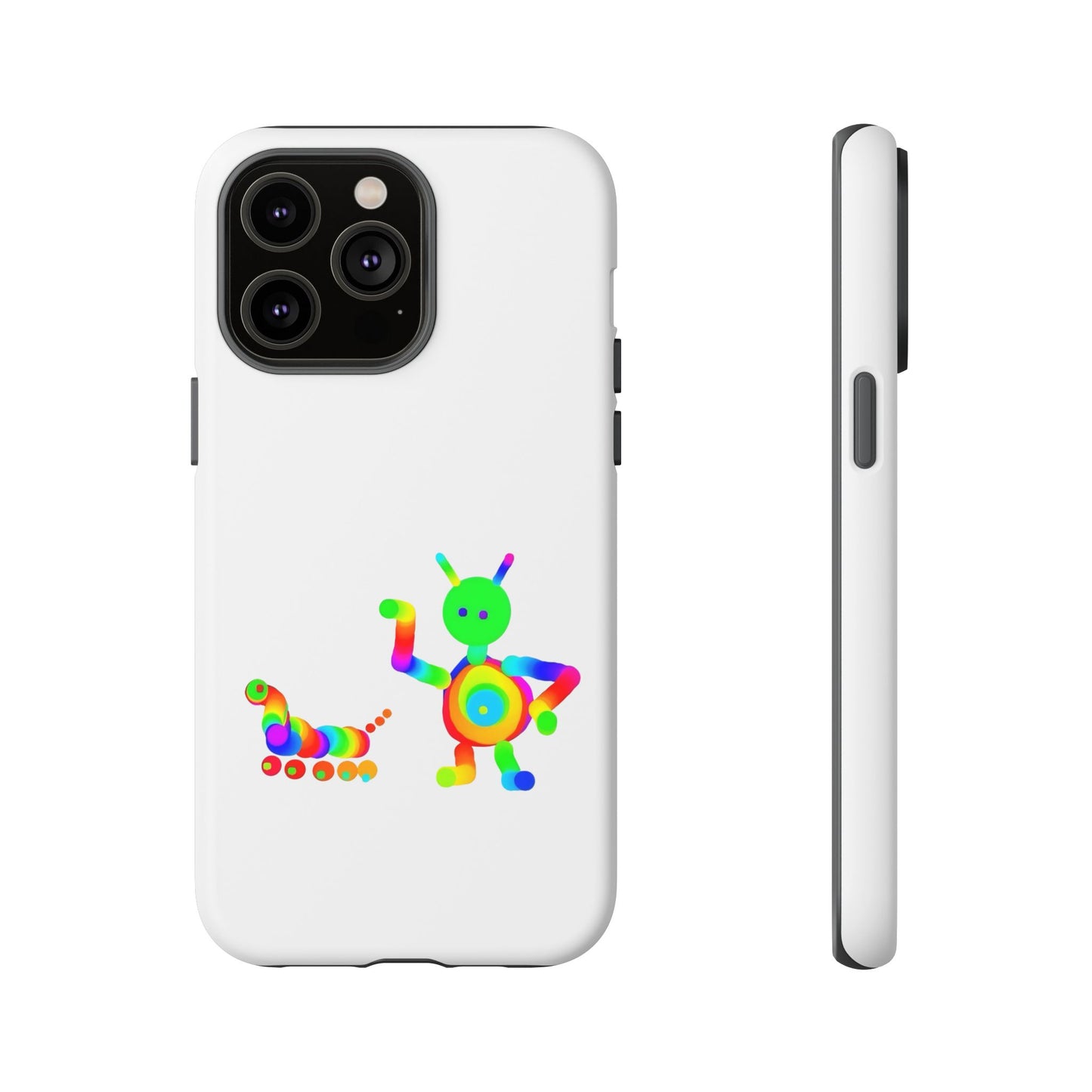 Martian with 5 Wheeled Friend / Phone Cases