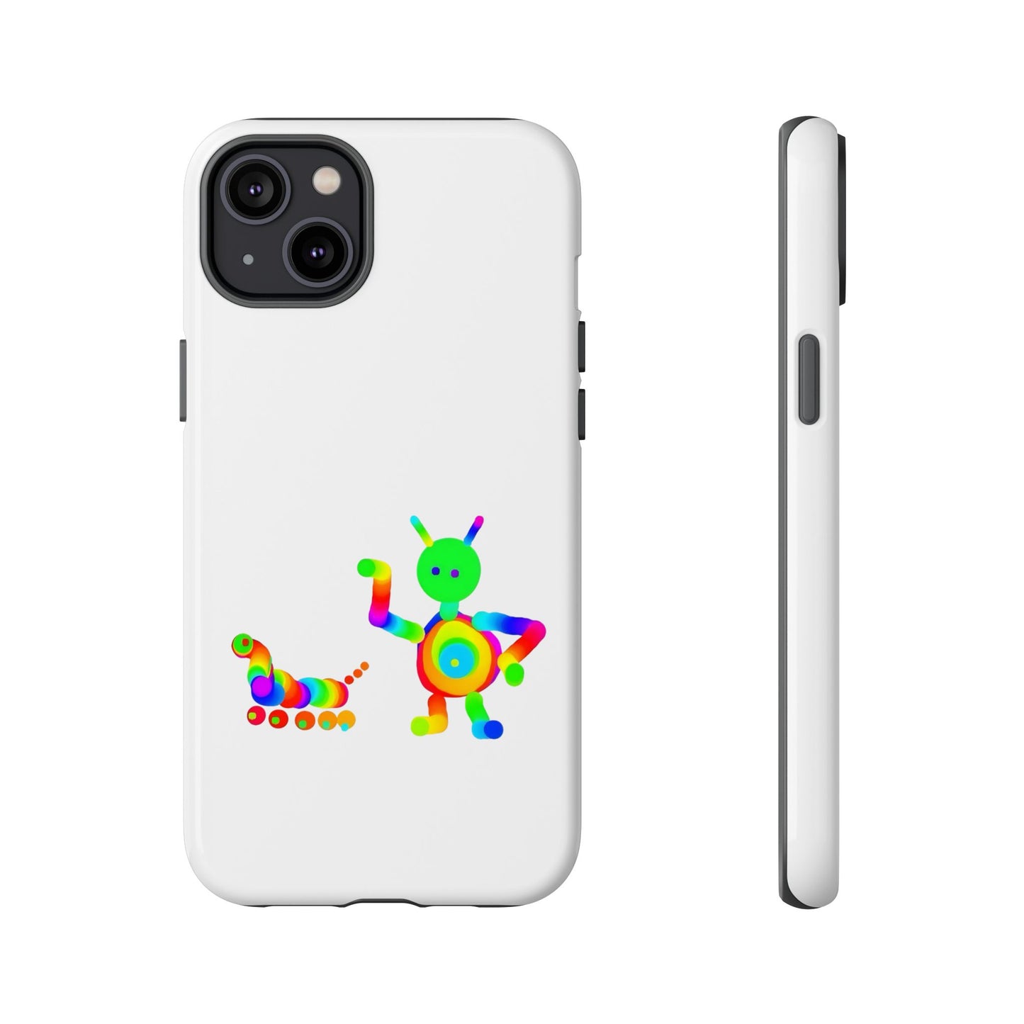 Martian with 5 Wheeled Friend / Phone Cases