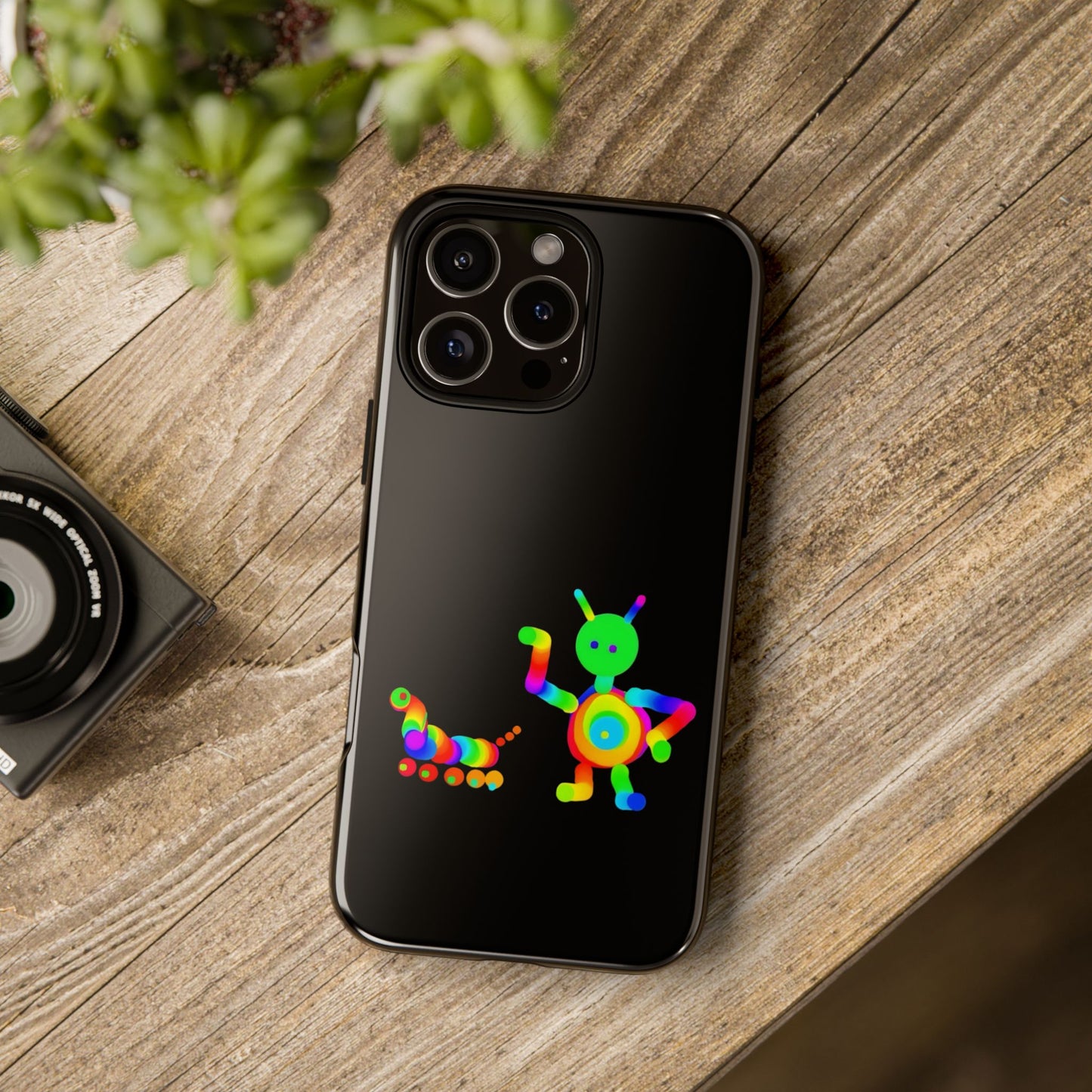 Martian with 5 Wheeled Friend / Phone Cases