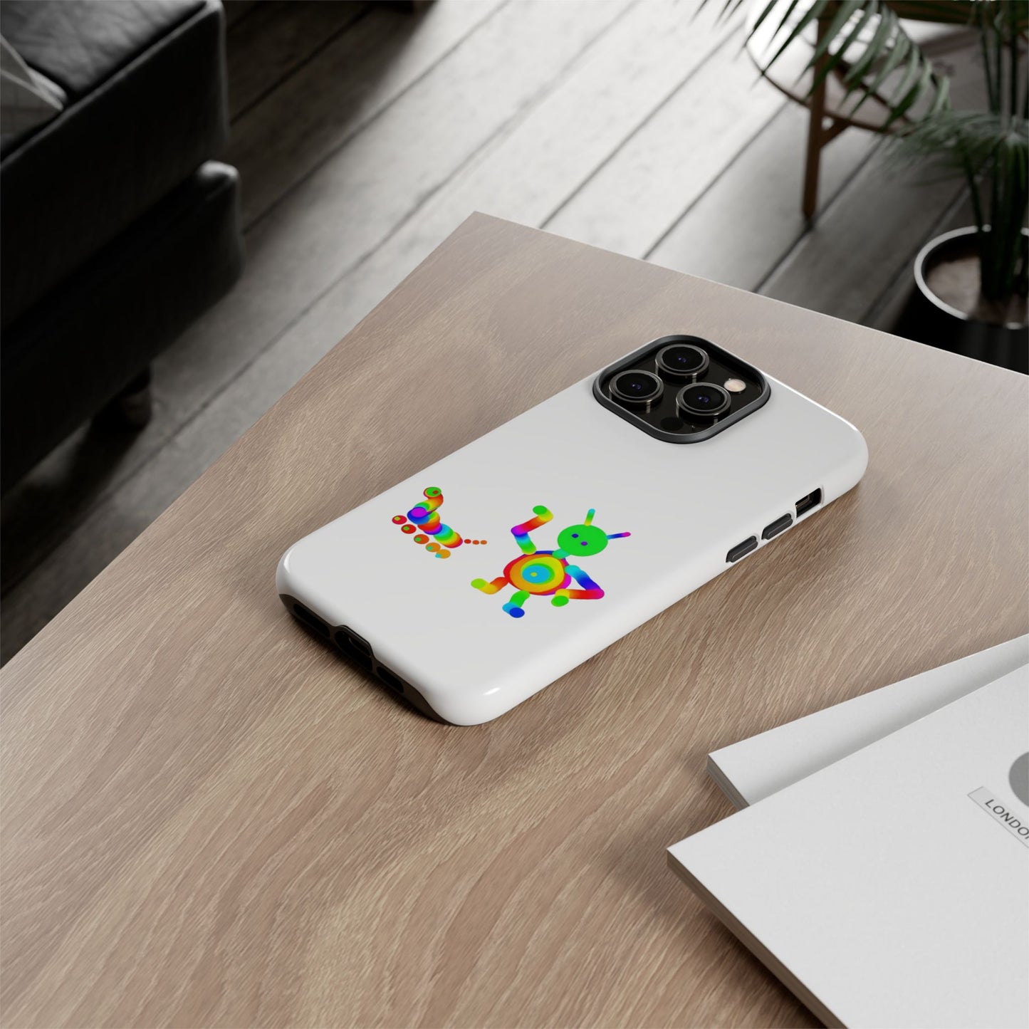 Martian with 5 Wheeled Friend / Phone Cases