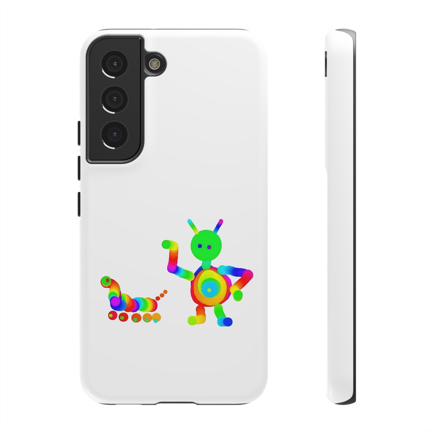 Martian with 5 Wheeled Friend / Phone Cases