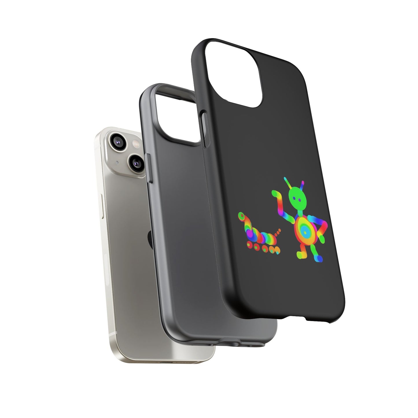 Martian with 5 Wheeled Friend / Phone Cases