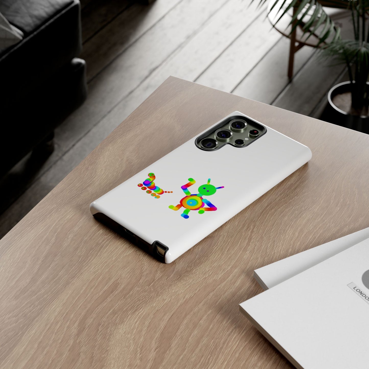 Martian with 5 Wheeled Friend / Phone Cases