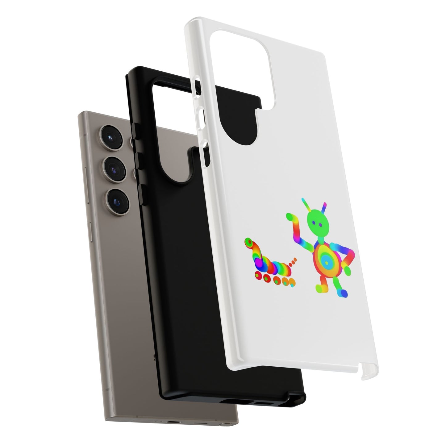 Martian with 5 Wheeled Friend / Phone Cases