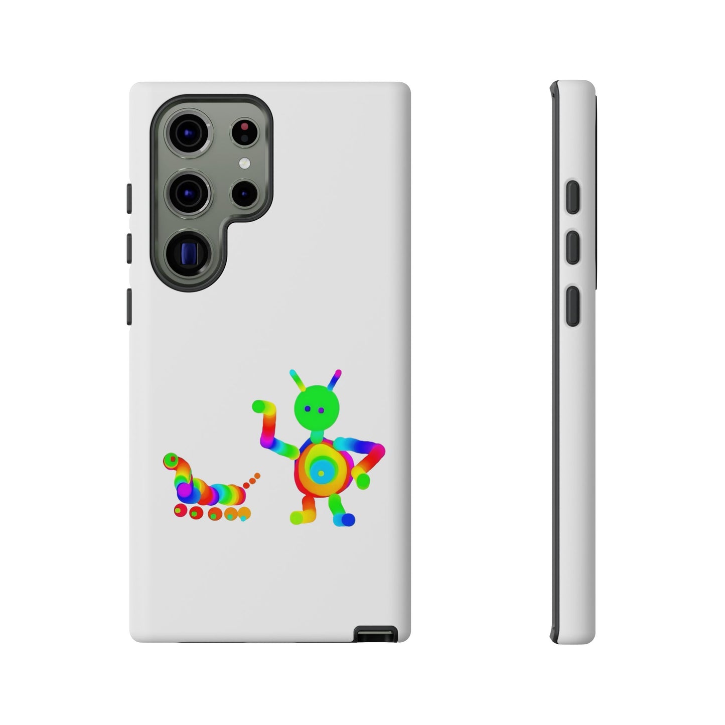 Martian with 5 Wheeled Friend / Phone Cases