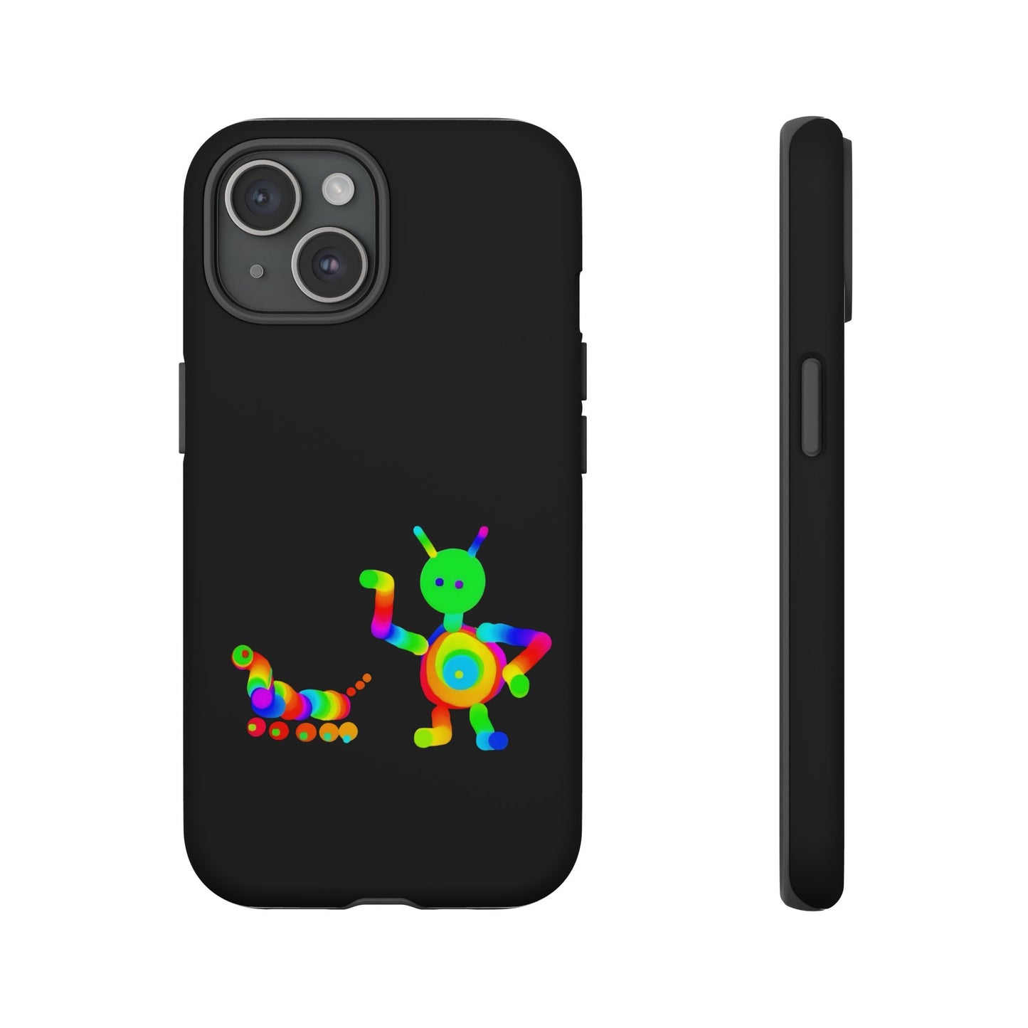 Martian with 5 Wheeled Friend / Phone Cases