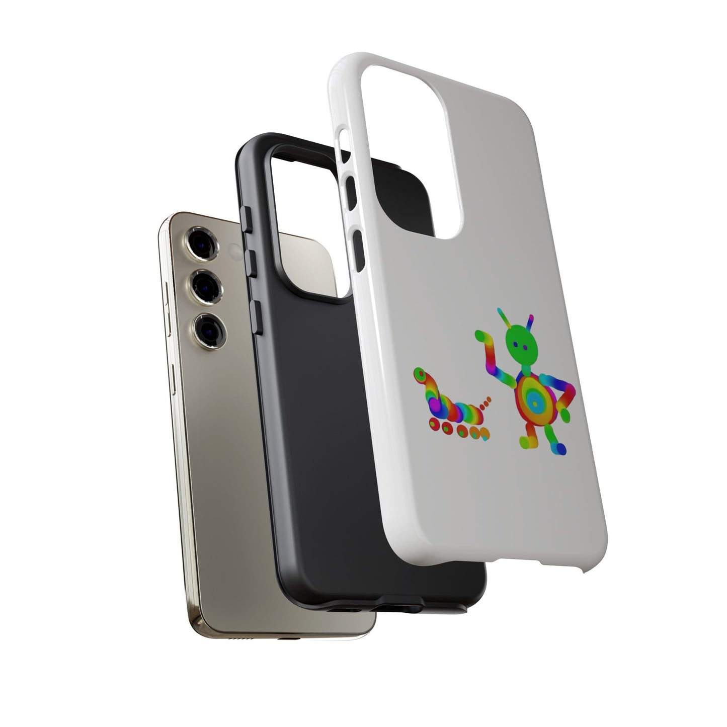 Martian with 5 Wheeled Friend / Phone Cases