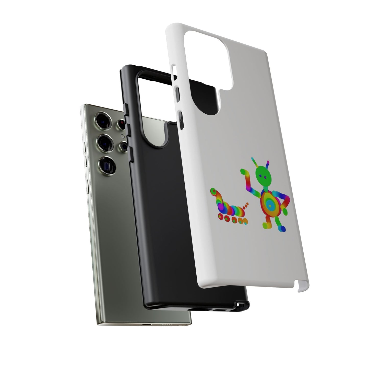 Martian with 5 Wheeled Friend / Phone Cases