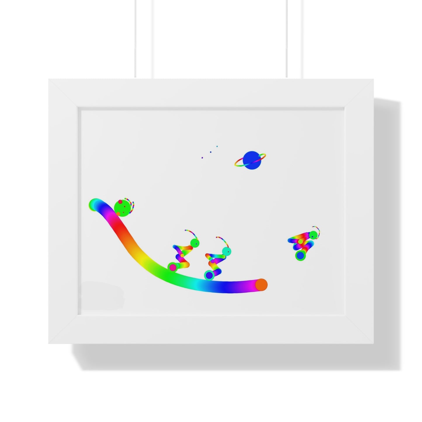 Off We Go Martians / Framed Horizontal Poster