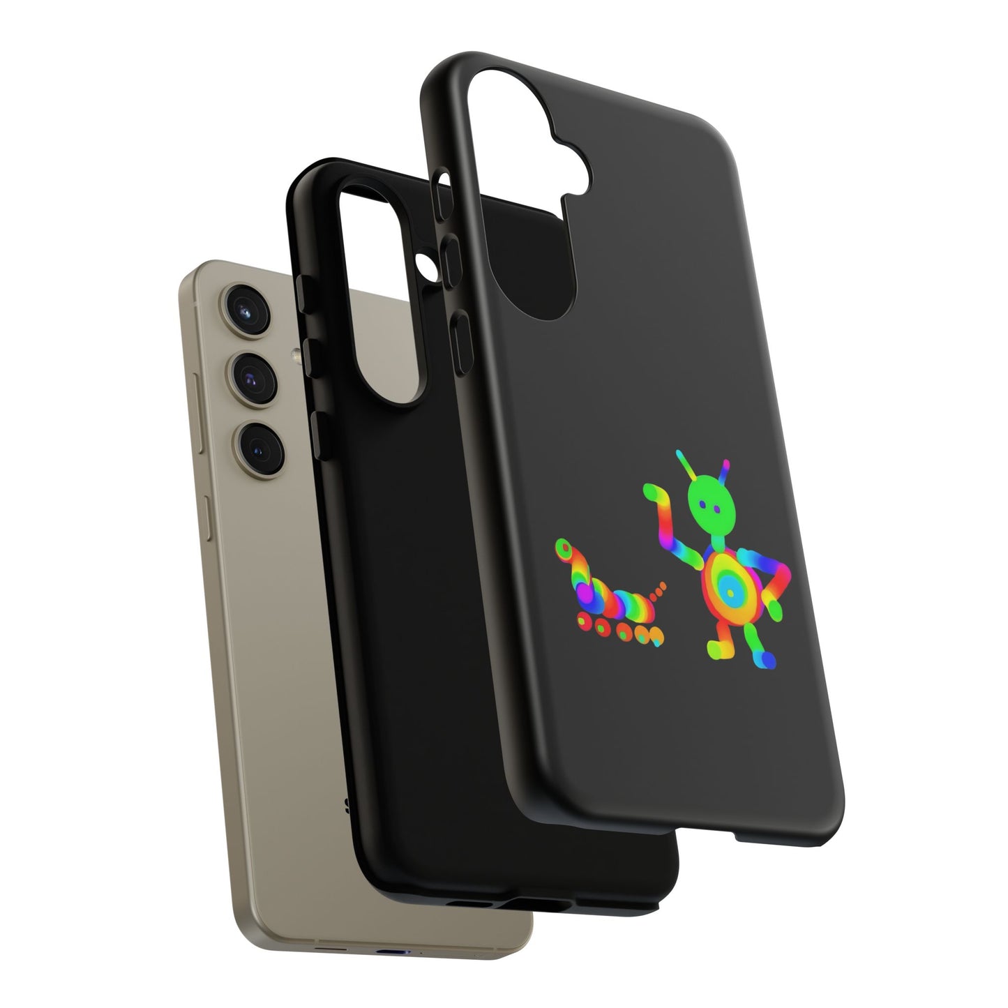 Martian with 5 Wheeled Friend / Phone Cases