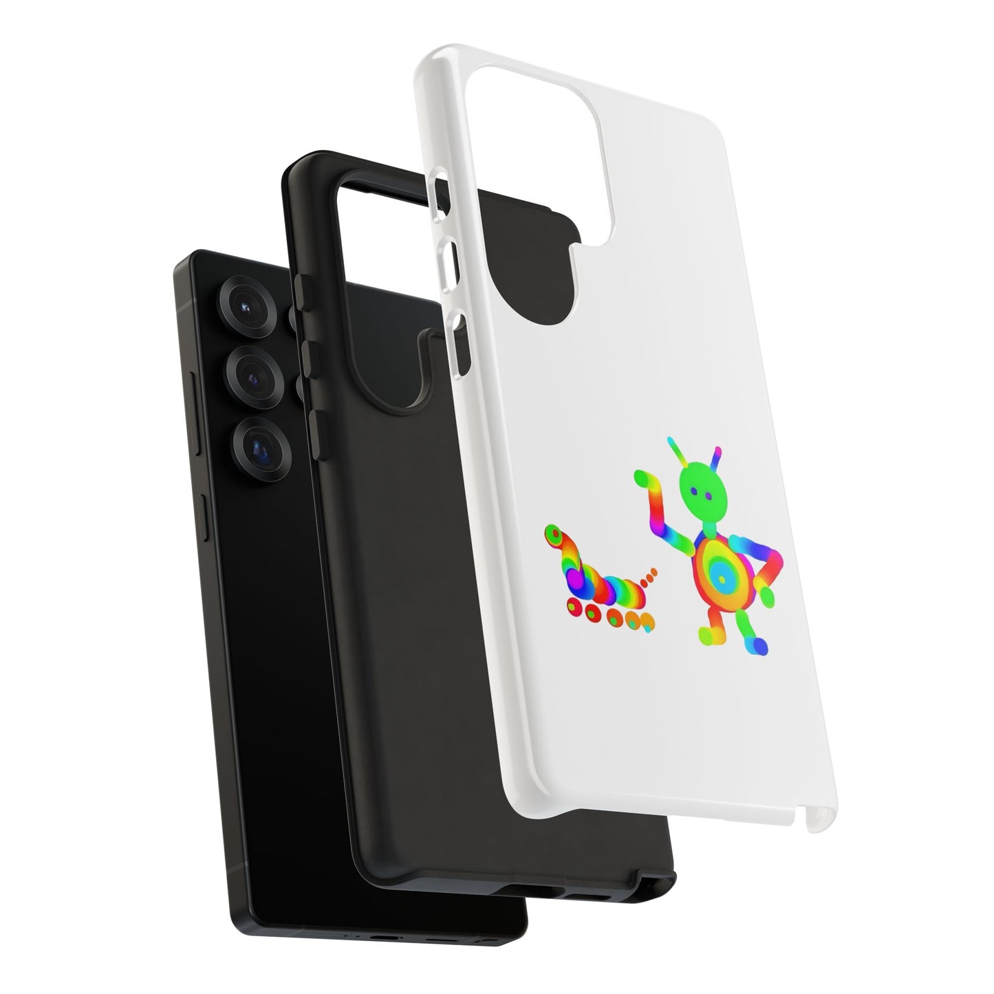 Martian with 5 Wheeled Friend / Phone Cases