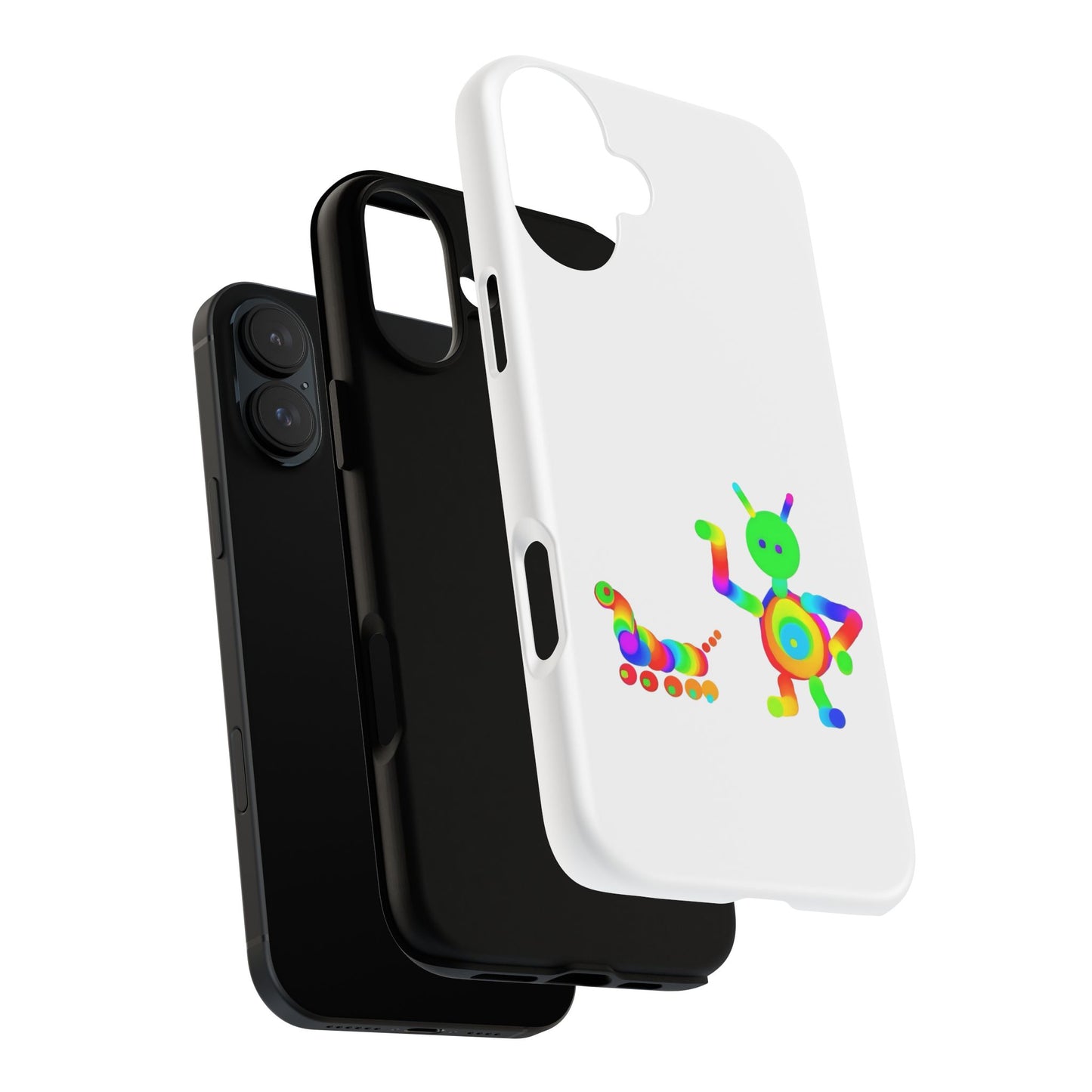 Martian with 5 Wheeled Friend / Phone Cases