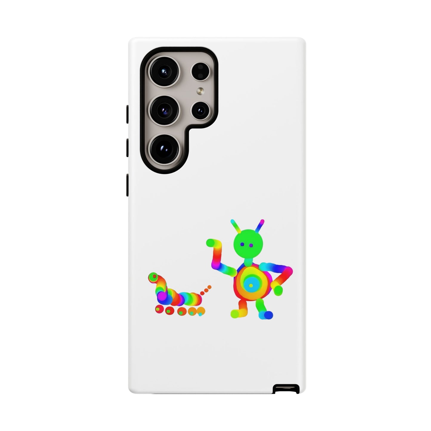 Martian with 5 Wheeled Friend / Phone Cases