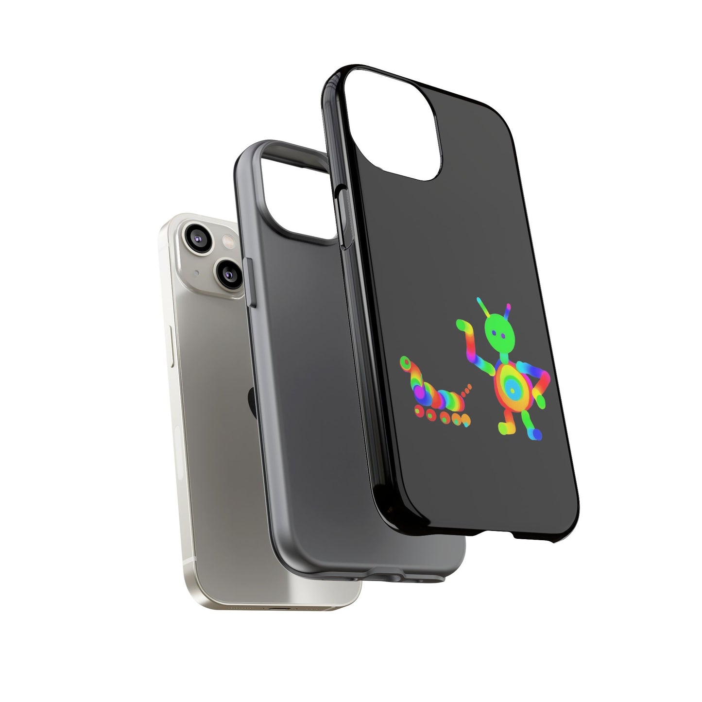 Martian with 5 Wheeled Friend / Phone Cases