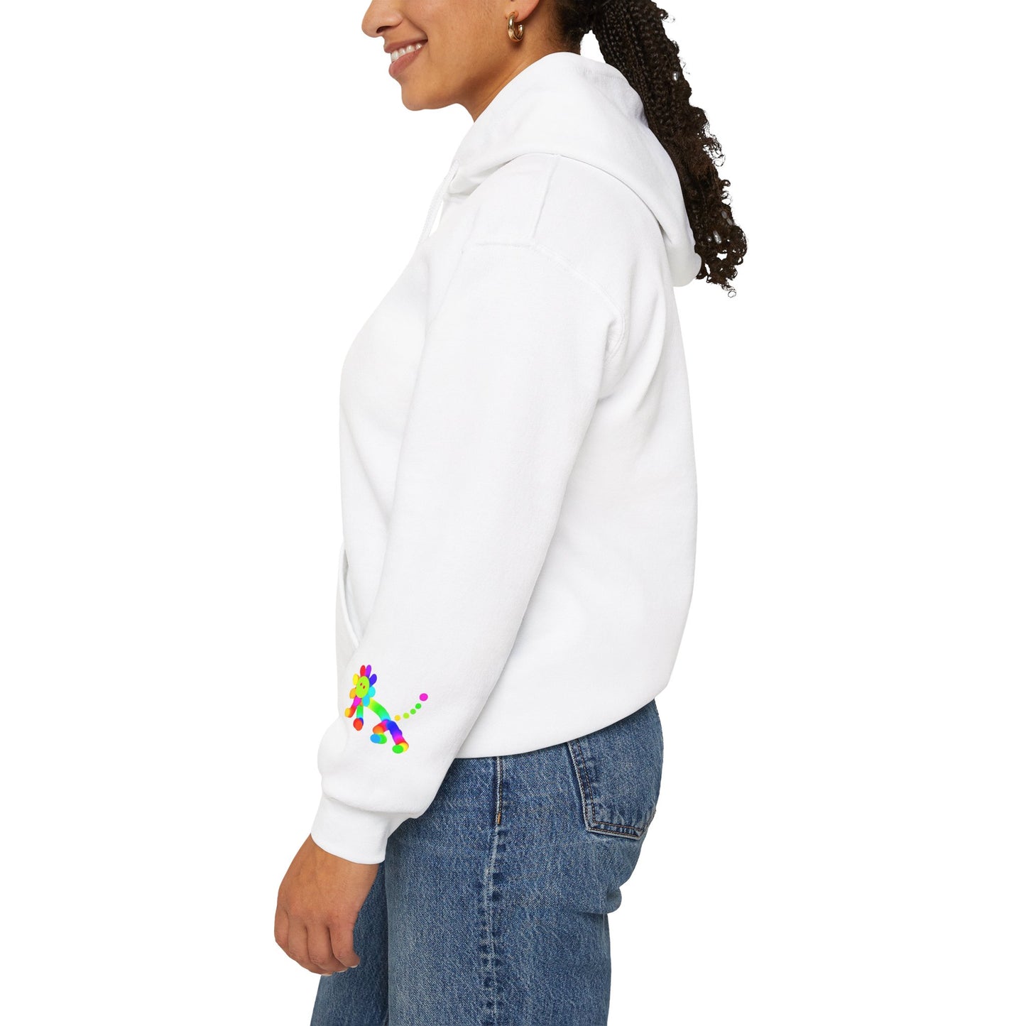Animal Martian with Friend/ Unisex Heavy Blend™ Hooded Sweatshirt