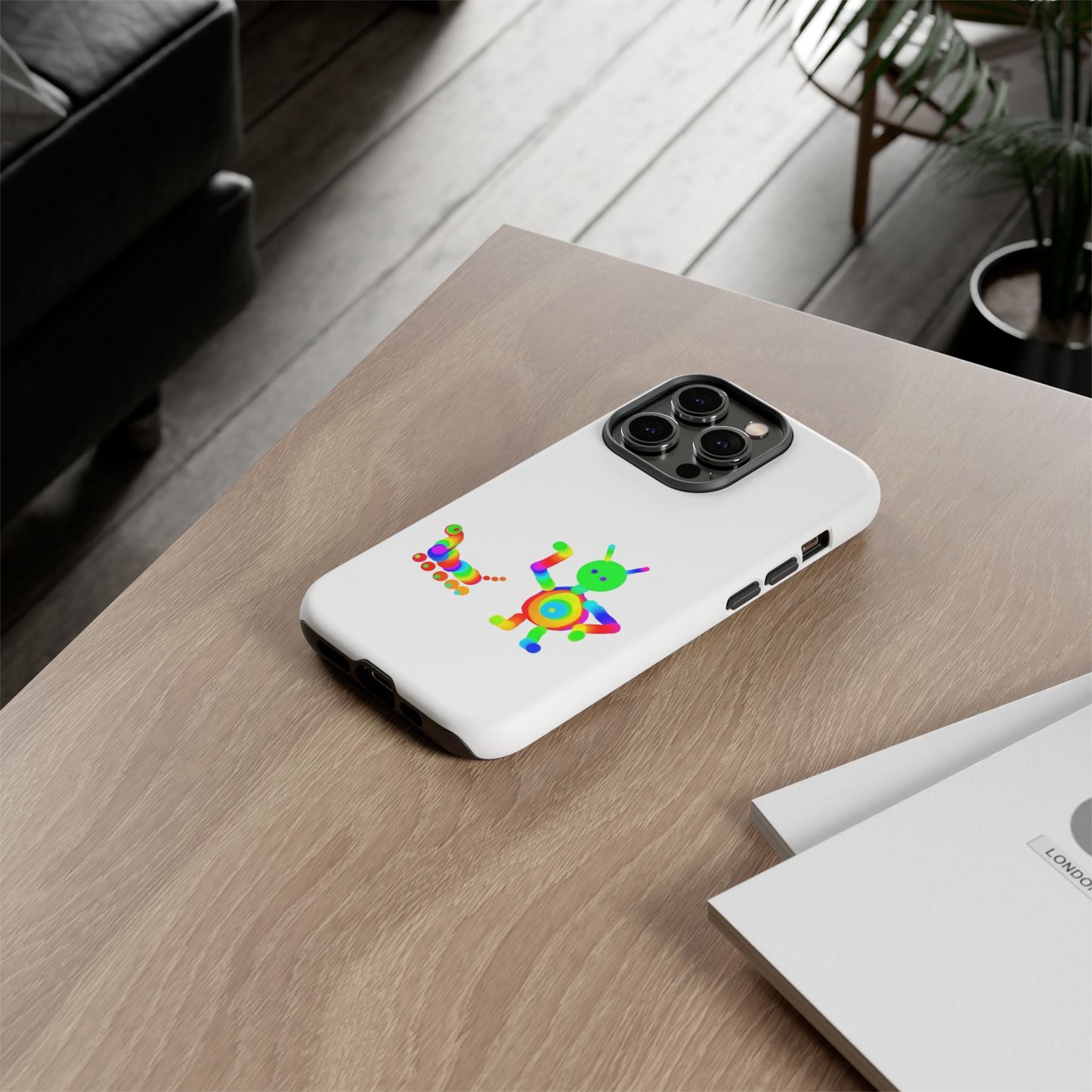 Martian with 5 Wheeled Friend / Phone Cases