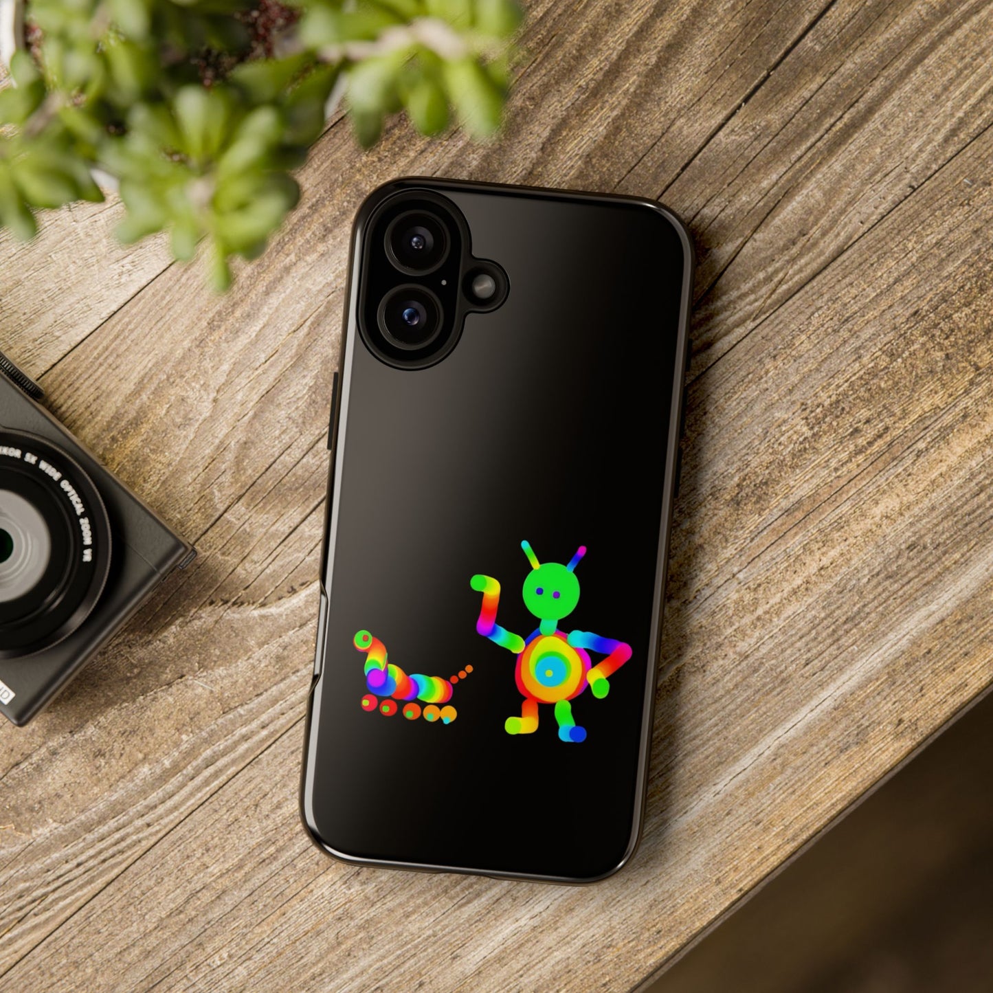 Martian with 5 Wheeled Friend / Phone Cases