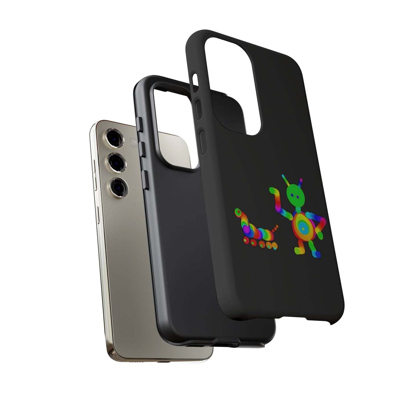 Martian with 5 Wheeled Friend / Phone Cases