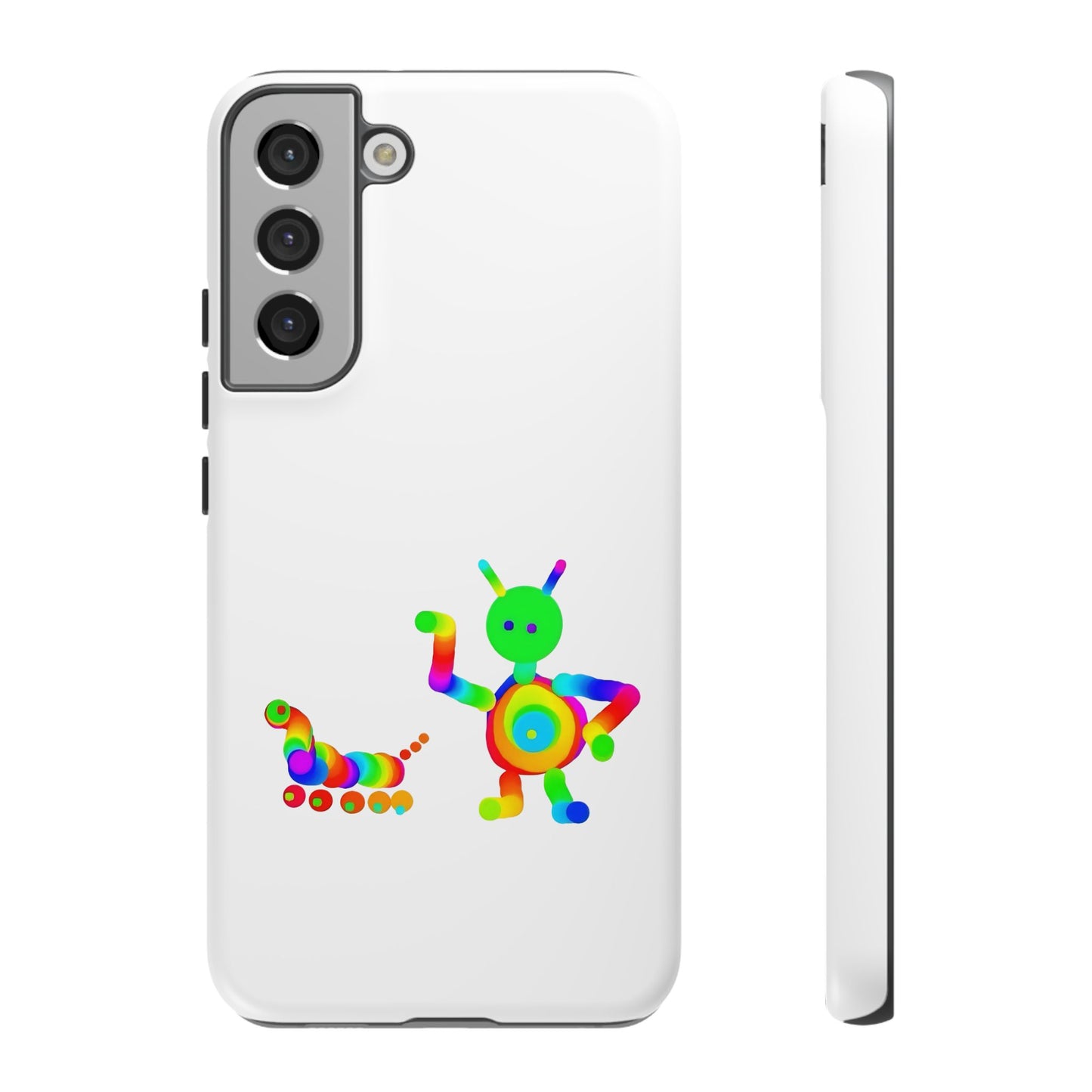 Martian with 5 Wheeled Friend / Phone Cases